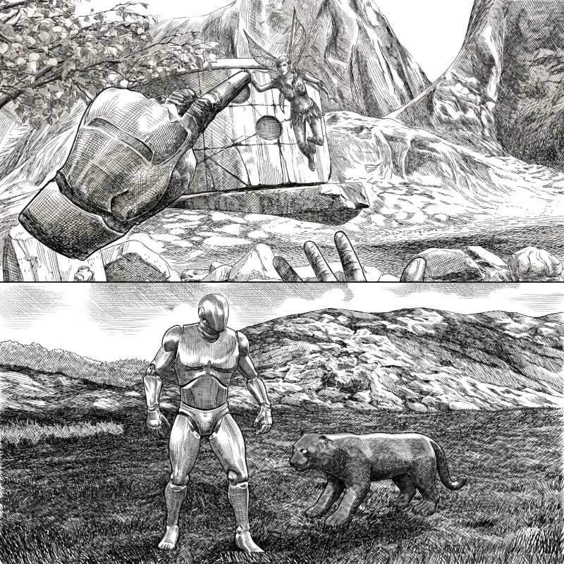 Some of my early digital Bots. Circa 2018.